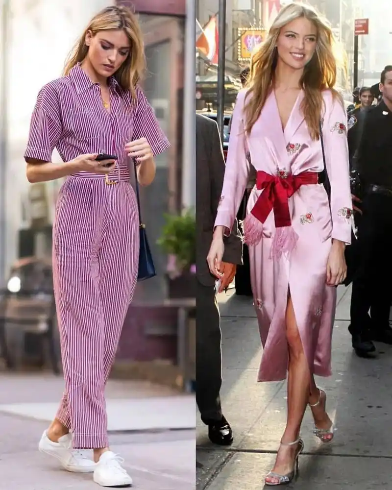 超模martha私服街拍合辑|金发碧眼古典美人 维密超模martha 穿搭简约