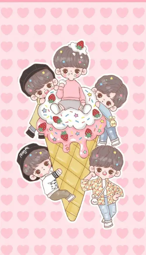 肖战动漫头像壁纸背景可爱男生女生