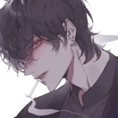 溺毙帅气意境邪魅简单动漫男头本是青灯不归客却因浊酒留风尘