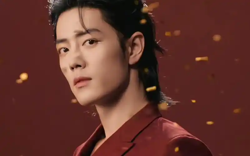 【肖战】狼尾 红西装,调配出俊美又霸气的味道!