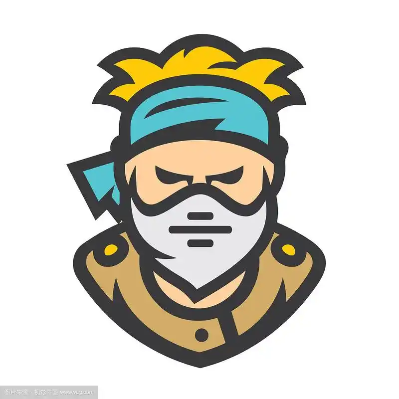 强盗蒙面犯罪卡通