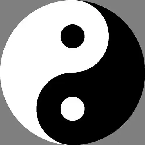 tweetablemathematicalart太极阴阳图