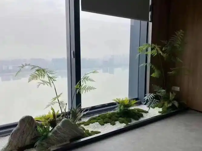 阳台封窗窗边造景
