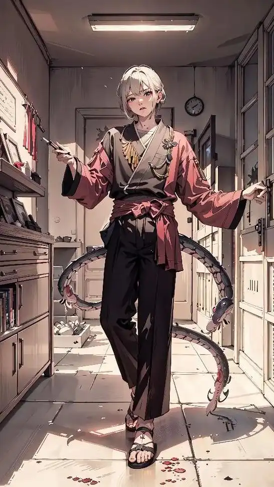 十二生肖拟人化(蛇)#二次元 #动漫 #壁纸 #图文热点来了 - 抖音