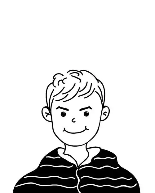 人物简笔画|插画|艺术插画|大孙孙 - 原创作品 - 站酷 (zcool)