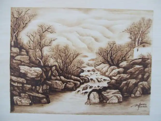 传奇画家陈生存:烫画专辑