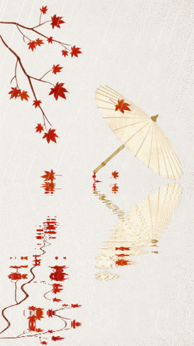 水墨中国风——竹间系列·水波倒影