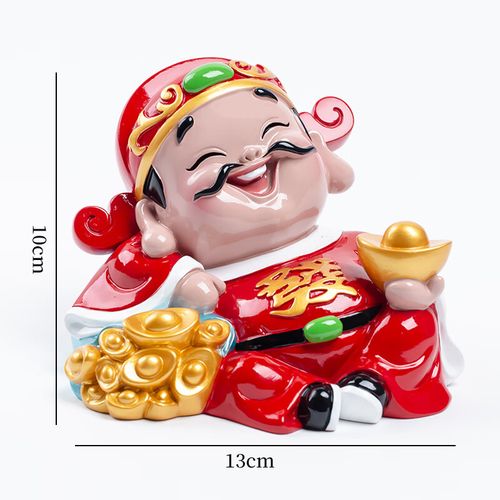妙普乐财神挂件 妙工坊迎财神爷摆件旺财运酒柜装饰品电视柜桌面收银