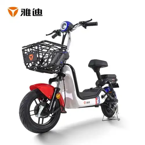 雅迪电动车2020新款铅酸小金果48v电瓶车踏板代步电动自行车小金果新