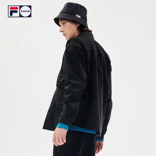 filafusion斐乐潮牌梭织外套2021秋季新款时尚运动茄克