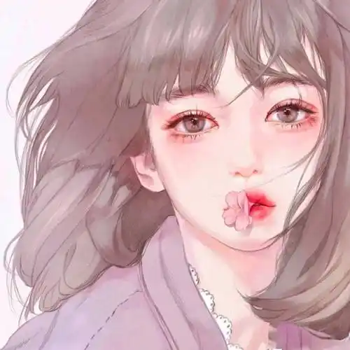 绝美手绘女生头像人生本来就孤独