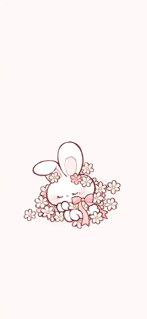 无水印动漫壁纸#ins风格可爱插画壁纸