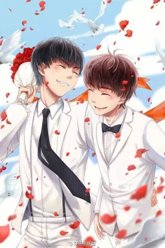 tfboys 手绘 动漫图 来源微博 图见logo 侵删致歉