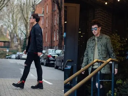 潘玮柏帅气升格timberland代言人! 花絮照引粉丝惊呼:好瘦