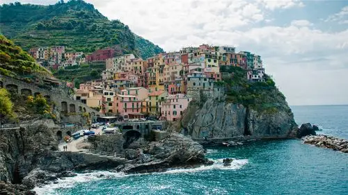 五渔村美景唯美高清桌面壁纸