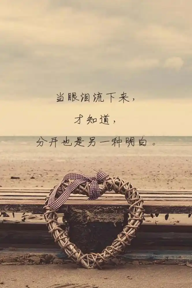 图片中带文字的唯美伤感手机壁纸