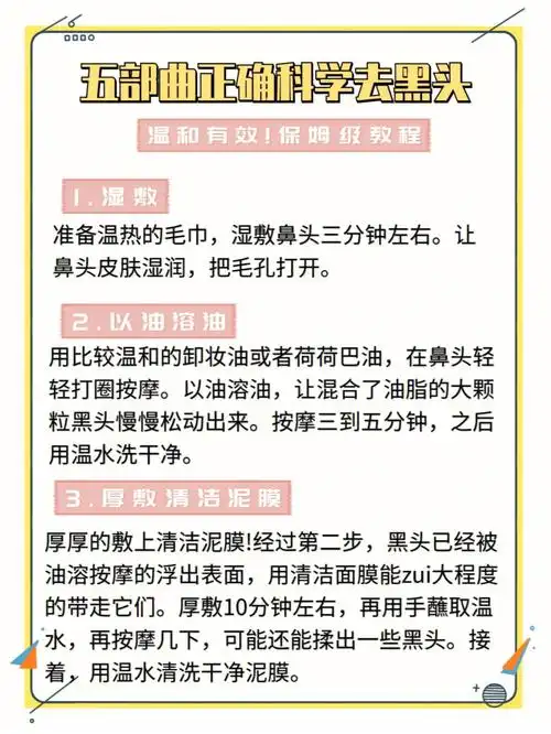 五步科学去黑头让你拥有光滑鼻子