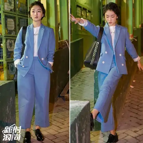 平胸短发小细腿耿直妹纸周冬雨有本反穿搭套路教科书