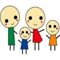 一家四口两个儿子卡通微信头像_微信头像图片大全