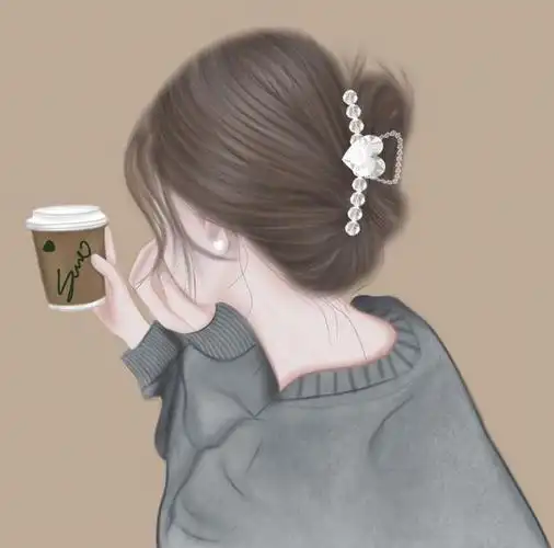 唯美女生背影头像,温柔侧面背影头像,唯美手绘气质女生图片,值得收藏