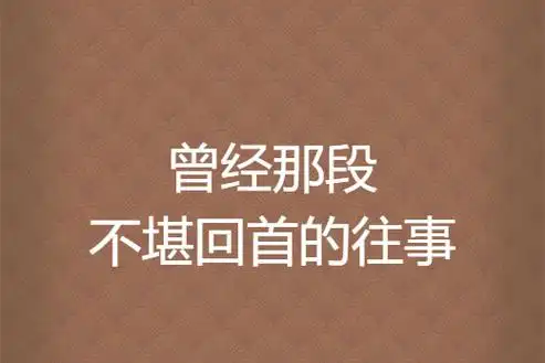 曾经那段不堪回首的往事
