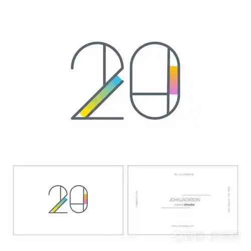 数字编号标志20