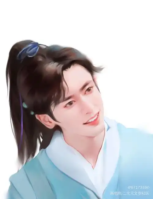 四季花常在_山河令剧版温客行·剧版周子舒厚涂头像同人绘画作品