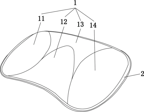 一种一体成型枕头