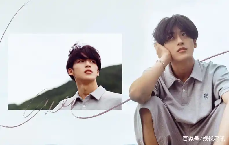 何洛洛胶片风大片释出 元气少年海边踏浪