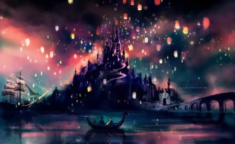 迪士尼城堡场景图,高清图片-壁纸族