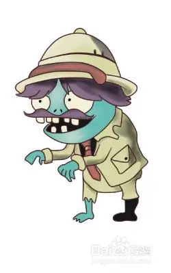 机械小鬼僵尸简笔画