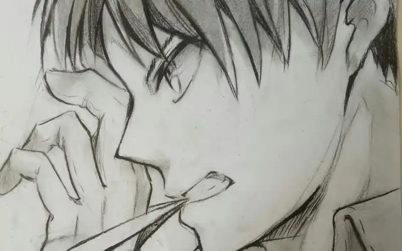 【手绘/临摹】当你用炭笔画艾伦_哔哩哔哩 (゜-゜)つロ 干杯~-bili