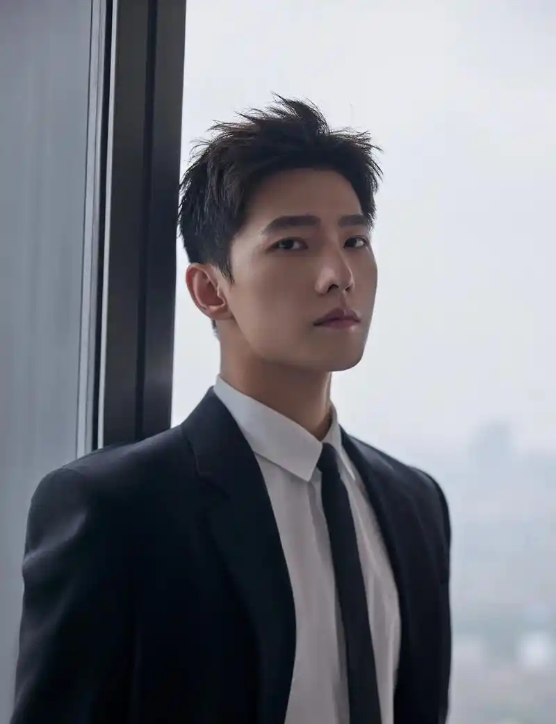 杨洋 黑西装白衬衫 简约质感 扑面而来的帅气 令人心动 - 抖音