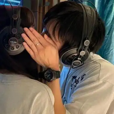 超甜情侣头像真人一对