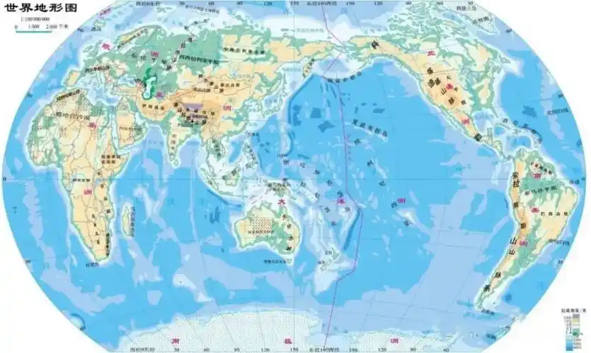 再长一点的,比如关于世界地图的知识.