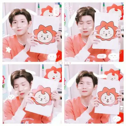 王源莱阳可爱四连拍莱阳和爸爸在一起好可