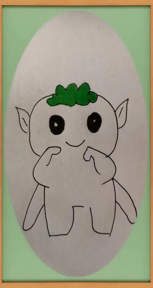 创意简笔画#可爱的胡巴