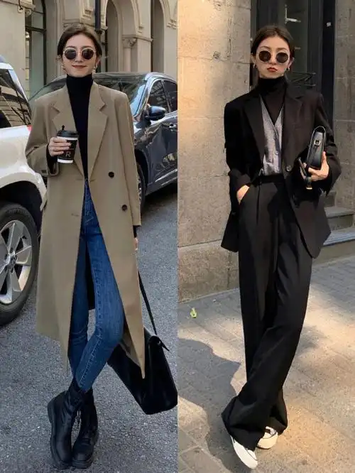 西服配什么裤子好看女(四种搭法教你穿搭提升一个层次)