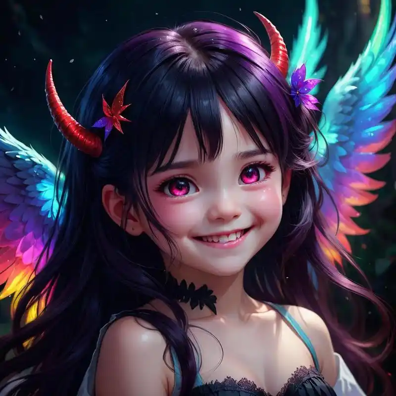 小恶魔少女 女生头像 优质头像 氛围感拉满的头像 头像 头像分享