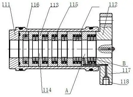 一种天然气增压压缩机填料组件的制作方法