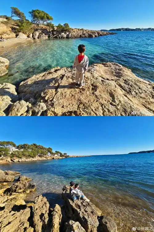 袁弘张歆艺带娃游西班牙