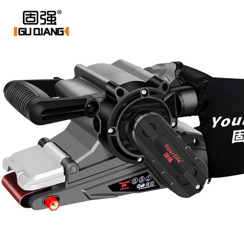 德国带机手提式光机坦克平面打磨机小型抛光机木工砂带机