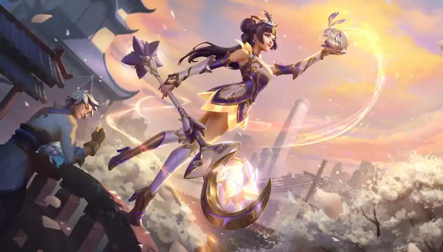 英雄联盟拉克丝青花瓷皮肤原画 至臻皮肤 - 51苹果助手