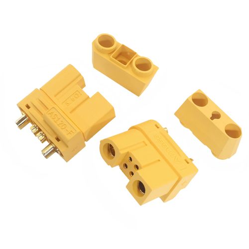 航模香蕉插头as120公母接插件配件电流锂电池电机连接器