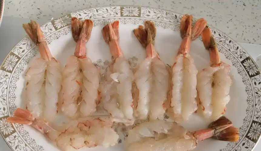 分享我的美食蒜蓉开背虾