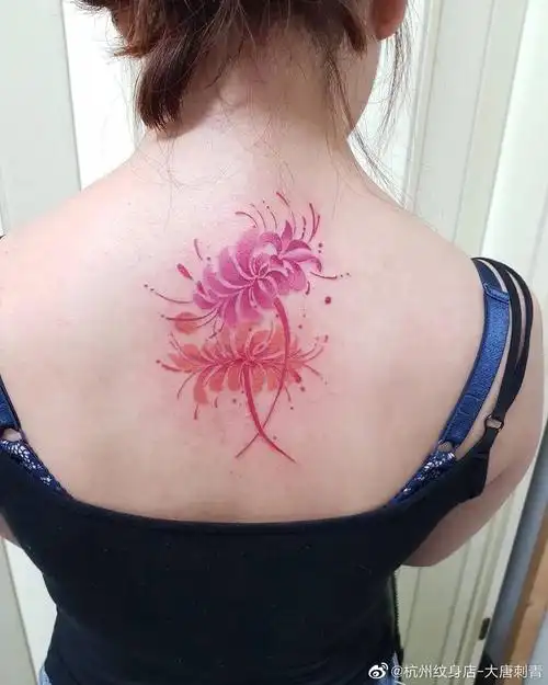 纹身彼岸花至死不渝的爱情