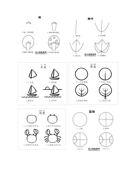 儿童画画入门之简笔画2016