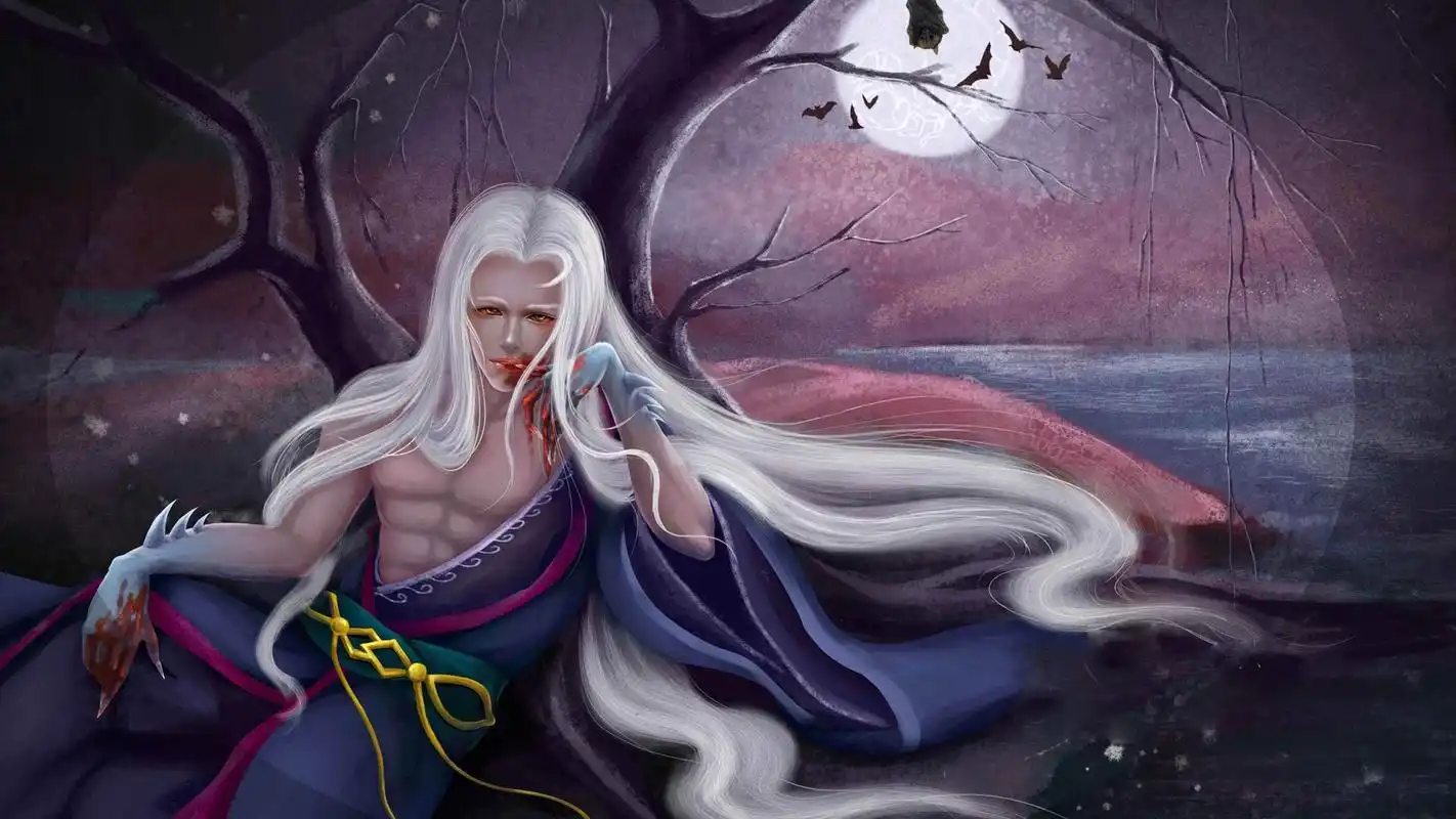 血色离殇伤感古风帅哥美女图,高清图片,电脑桌面-壁纸族