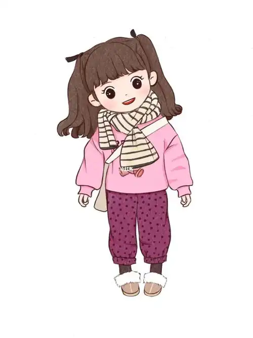 q版人物练习照片来源:一只小暮吖#卡通头像  #手绘头像  #q版人物