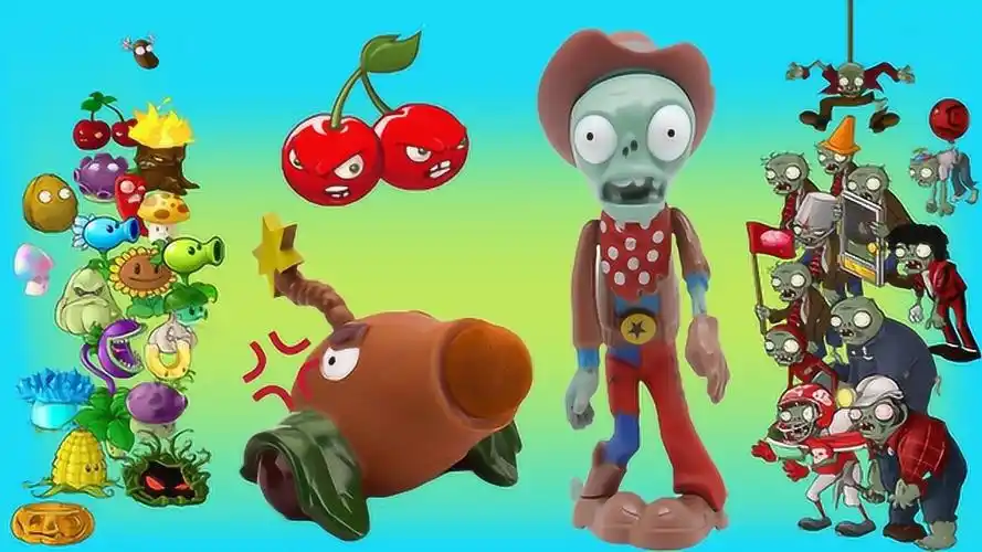 植物大战僵尸:牛仔僵尸让小牛仔墓碑僵尸送饼干